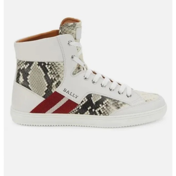 Bally Snakeskin Sneakers - Picture 3 of 11